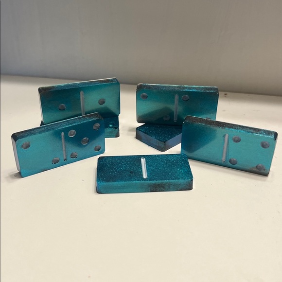 Custom Handmade complete Dominos Set (28 pieces) - Picture 2 of 8